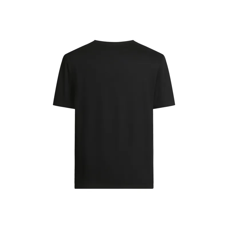 MANGANO St. Mark's Flying Lion Series Short Sleeved T Shirts Men's Black-2