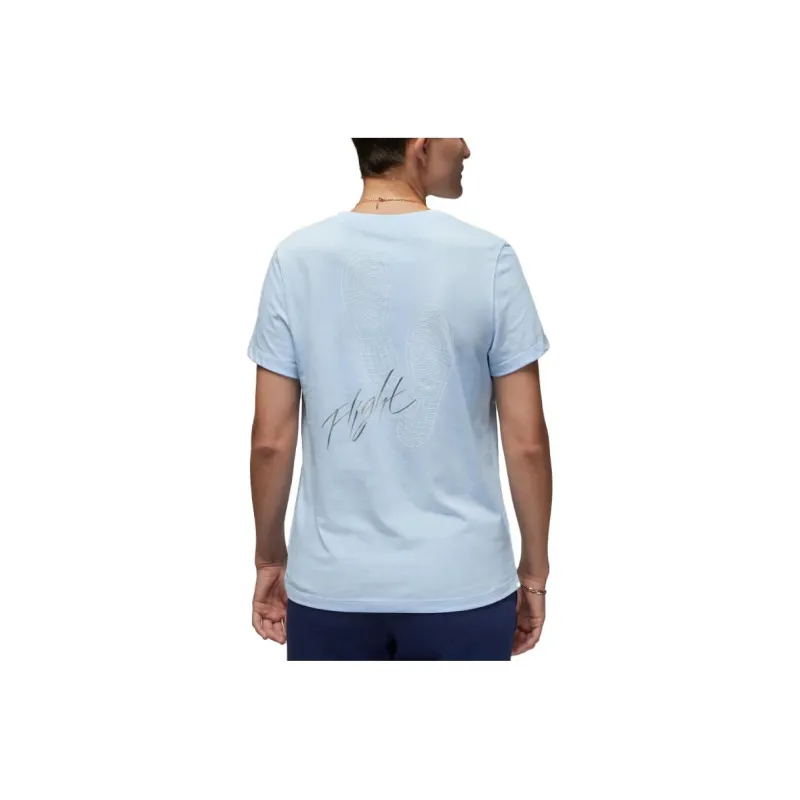Jordan Flight T Shirts Women's Ice Blue-1