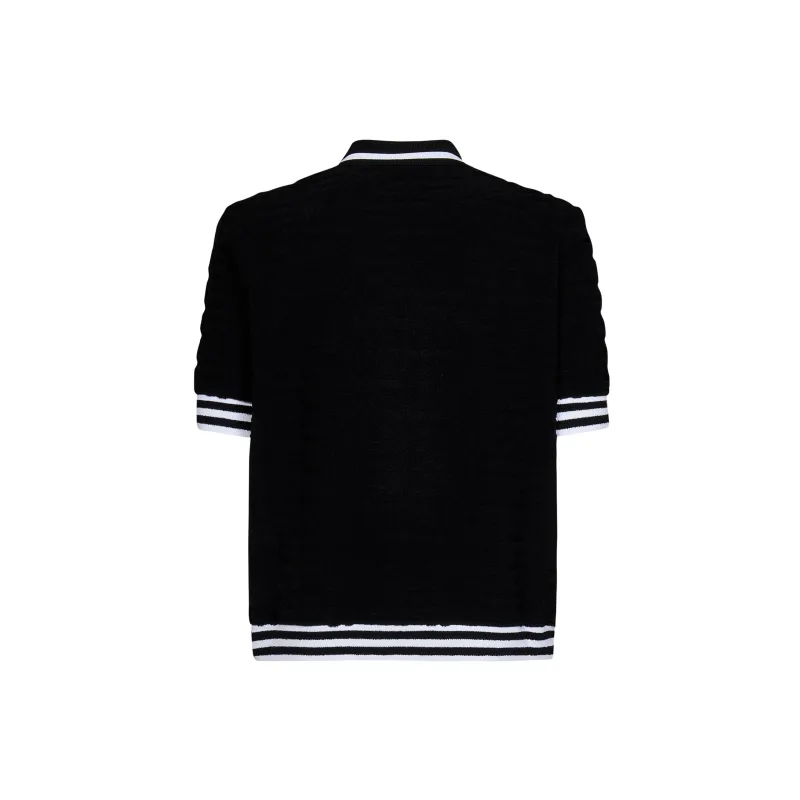 BALMAIN Polo Shirts Men Black-1