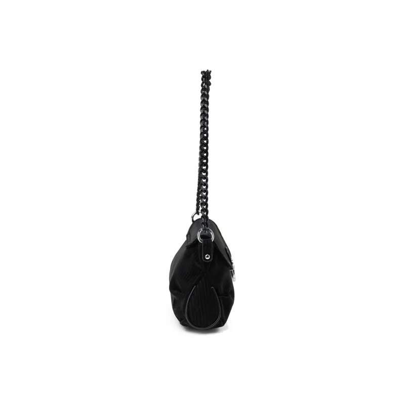 RUIGOR Fabric Shoulder Bag Hobo Bag Shoulder Bag Crossbody Bag Women's Black White-6