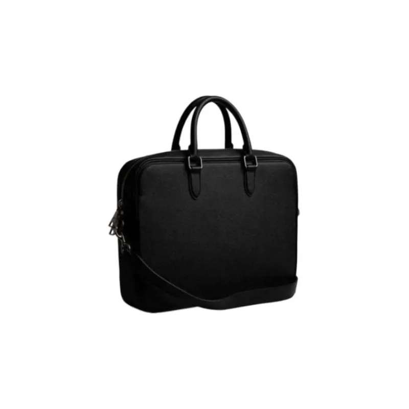 COACH Gotham Cow Leather Handbag Briefcase Men's Black-1