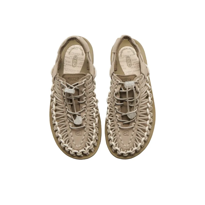 KEEN Uneek Sports Sandals For River Trekking Women's Khaki-3