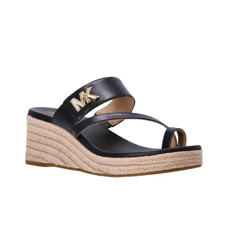 Michael Kors Lucinda Leather Wedge Sandals-2