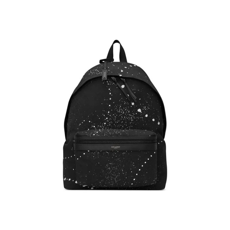 SAINT LAURENT Nylon Backpack Regular Men's Black-0