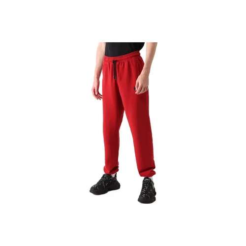 Marcelo Burlon Knitted Sweatpants Men Red