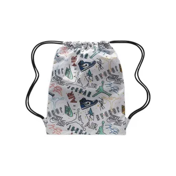 Jordan Polyester Gym Bag Backpack Regular Unisex White/Multicolor