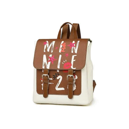 Disney Minnie Series Pu Leather Backpack Regular Women's