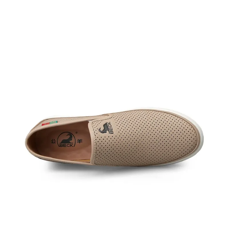 BECK Men's Casual Shoes Men Low Top Blue/Sand-6
