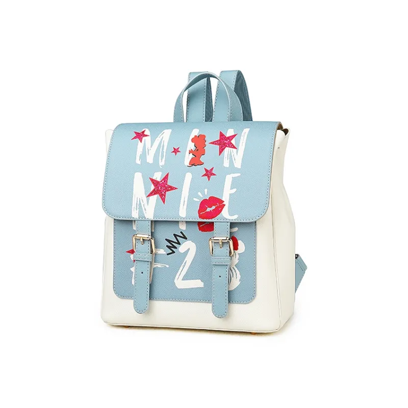 Disney Minnie Series Pu Leather Backpack Regular Women's-0