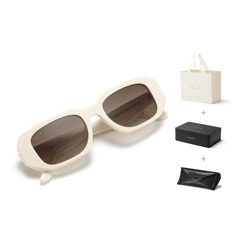 SHAWN LEE Plate Frame Irregular Shape Sunglasses Unisex-4