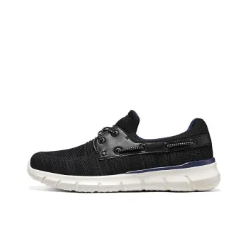 Skechers Del Retto Anti Slip Wear Resistant Low Top Sports Casual Shoes Men's Black