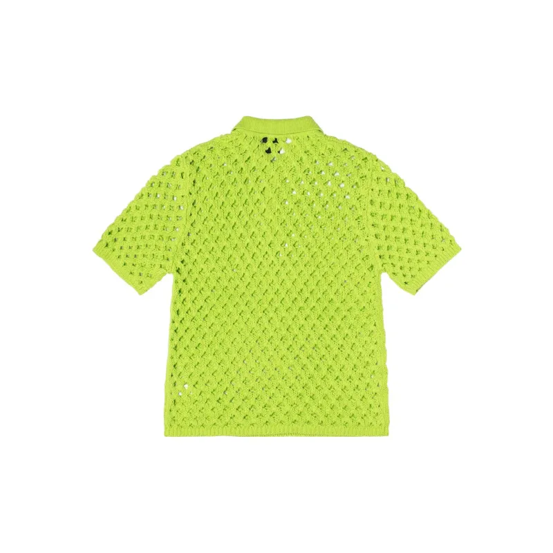 Stussy Big Mesh Polo Sweater-1