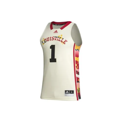 Adidas Jayhawks Basketball Jerseys Men Red