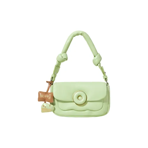 Miffy Pu Leather legion Bag Shoulder Bag Handbag Regular Women's Green/White