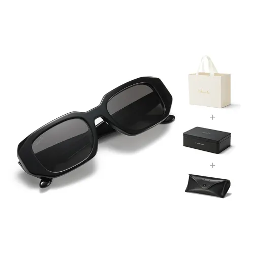 SHAWN LEE Plate Frame Irregular Shape Sunglasses Unisex