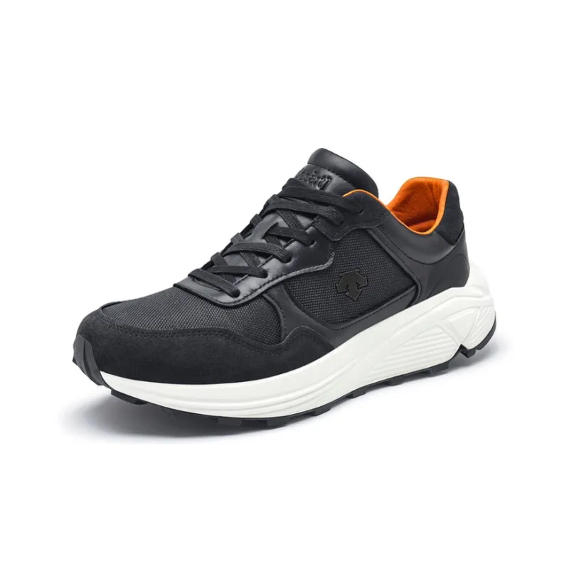 DESCENTE Descente X Paul Smith Collection Durable Breathable Low Top Casual Running Shoes Men's Black-2