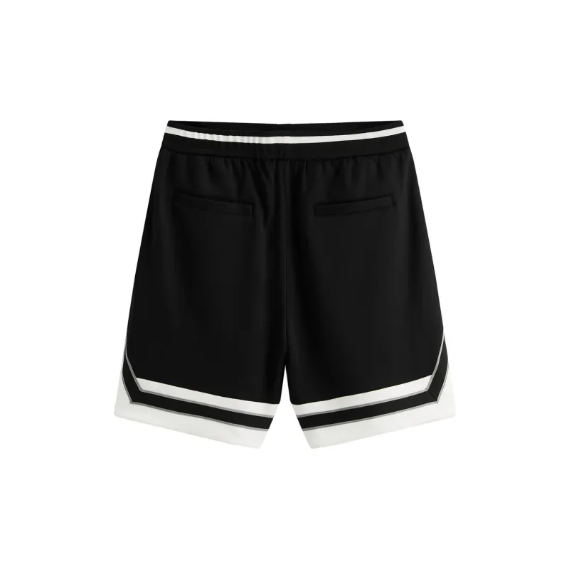 Everlast X PEACEBIRD MEN EVERLAST Casual Shorts Men Black-1