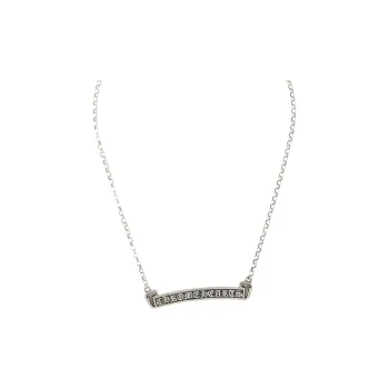 Chrome Hearts Scroll Label Chain Necklace