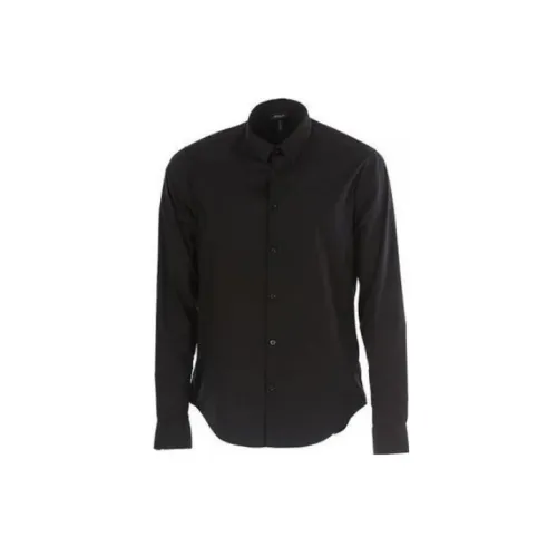 ARMANI JEANS Shirts Men Black