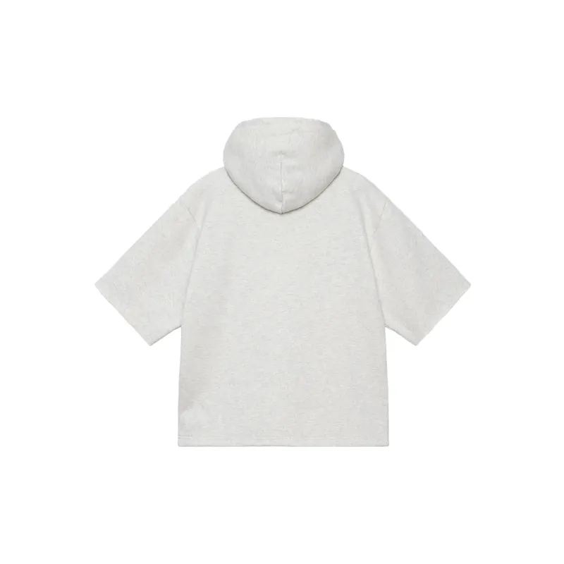 Stussy Short Sleeve Boxy Cropped Hoodie-5