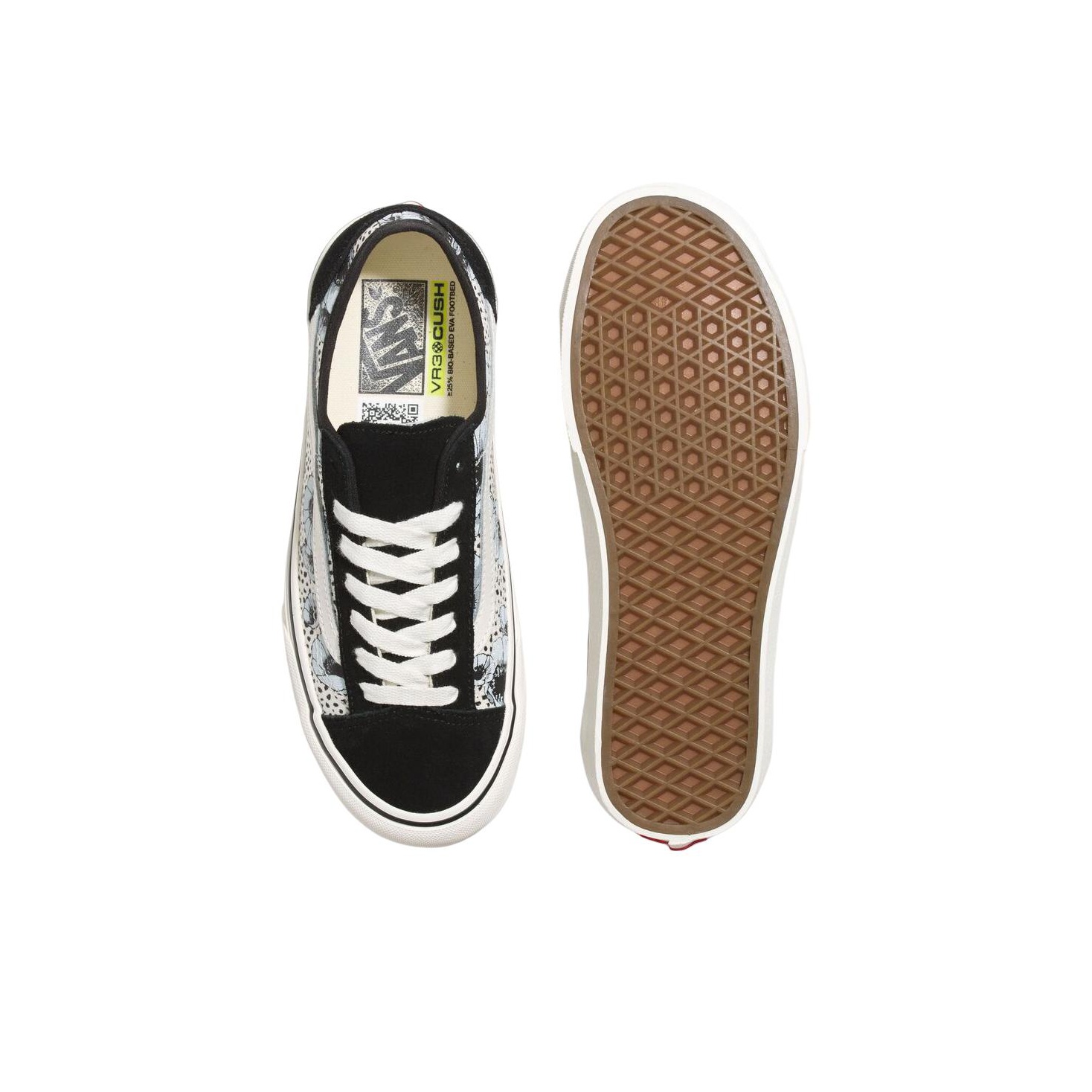 Vans NEW Style 36 DECON SF Salt Wash selling Marshmallow Black Old Skool Skate Shoes