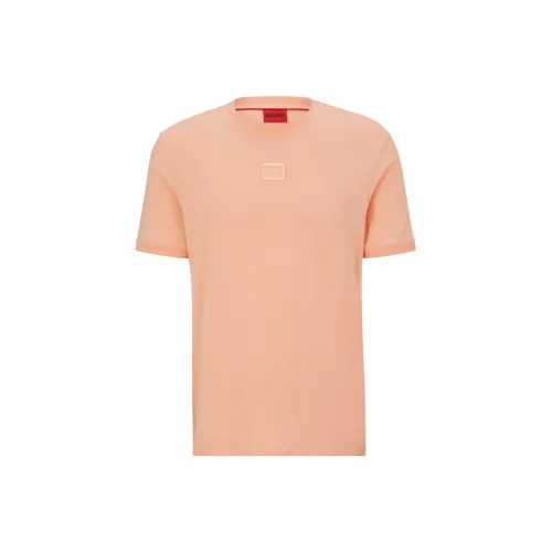 HUGO BOSS T-Shirts Men Light Orange