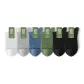 [6 Pack]White+Light Gray+Green+Blue+2 Black