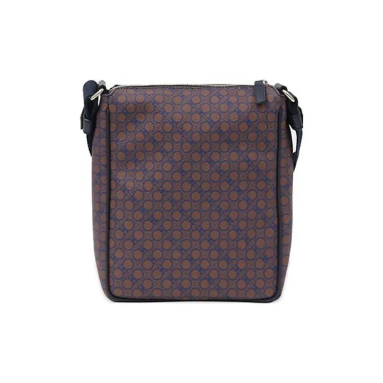 FERRAGAMO PVC Shoulder Bag Crossbody Bag Women's Brown-3
