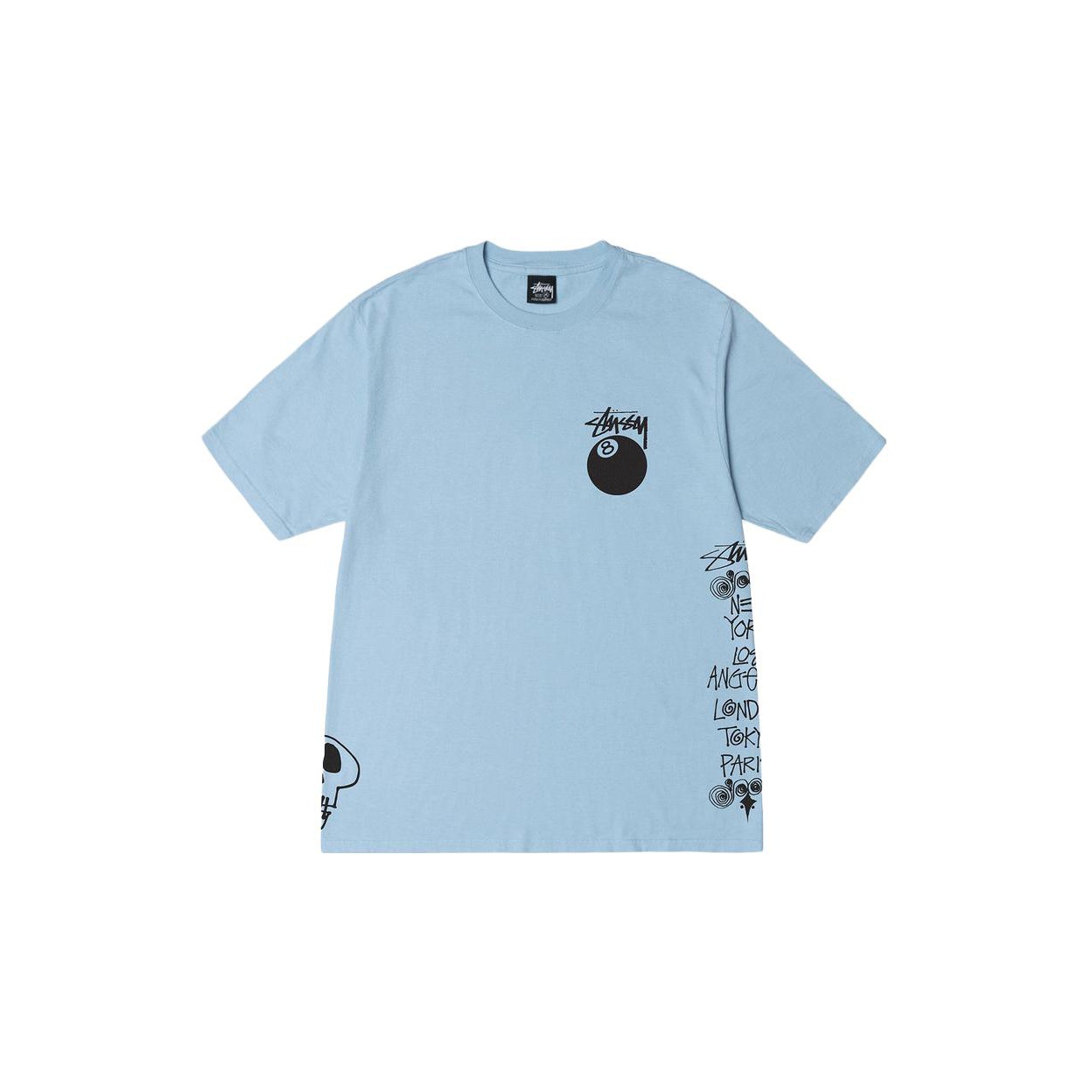 ★関税込★Stussy★Strike Pigment Dyed T-Shirt★Sky Blue★ Stussy Test Strike Pigment Dyed Tee Sky Blue L - POIZON