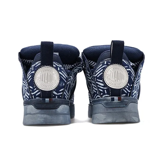 Palladium Skate Anti Slip Wear Resistant Low Top Skateboard Shoes Men's Blue-3