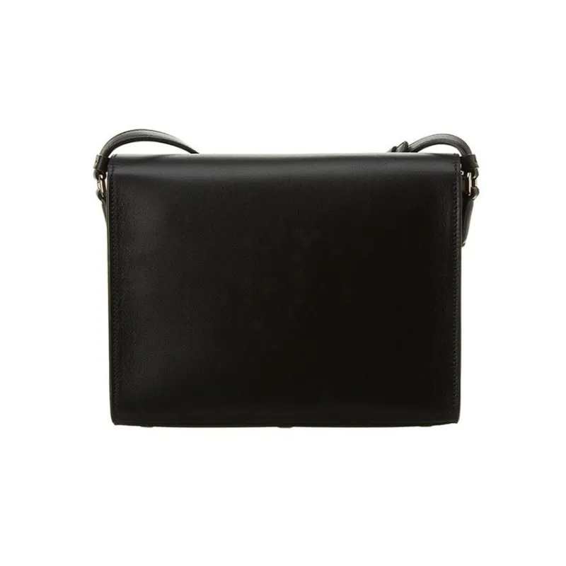 FERRAGAMO Cow Leather Shoulder Bag, Crossbody Bag Women's Black-1