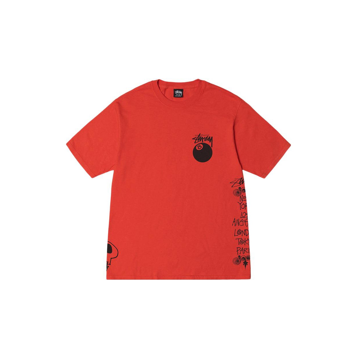 Stussy Test Strike Pigment Dyed Tee Sky Blue L - POIZON