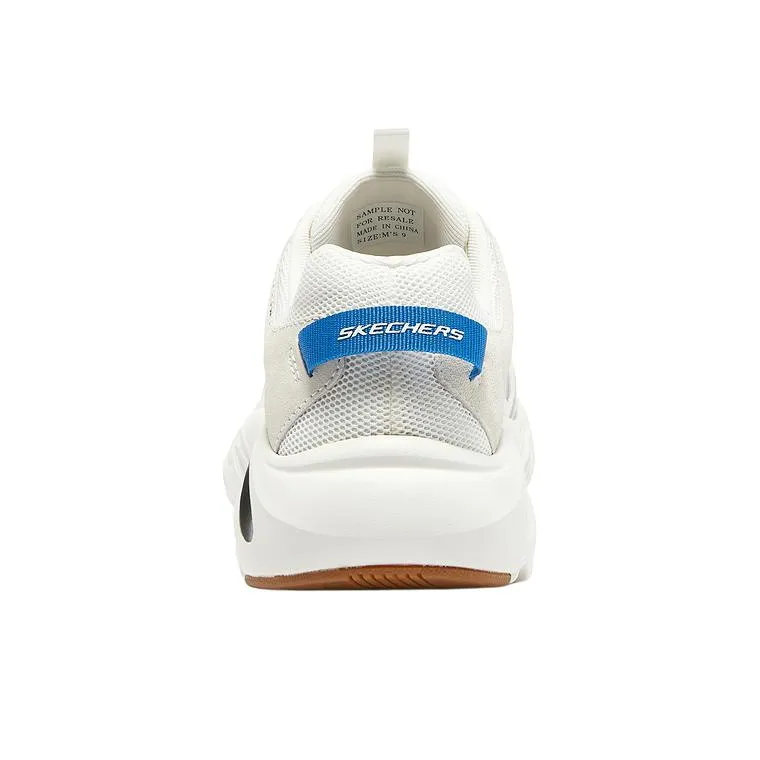 Skechers Lifestyle Anti Slip Wear Resistant Low Top Casual Shoes Men's White Blue-2