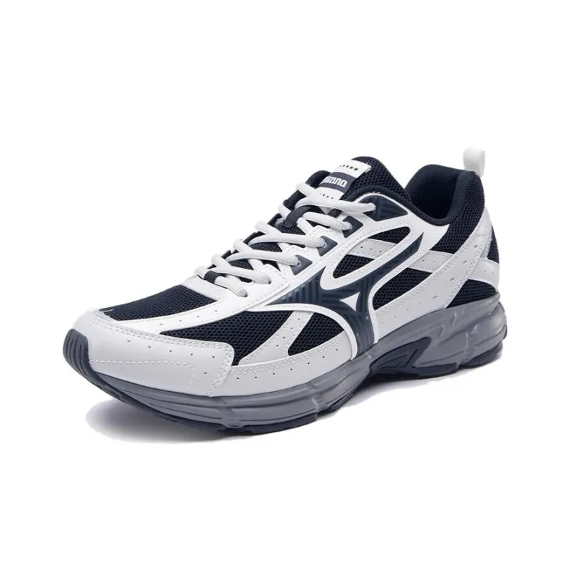 Mizuno Speed Cushioning Anti Slip Wear Resistant Breathability Low Top Casual Running Shoes Unisex Ash Ecru-1