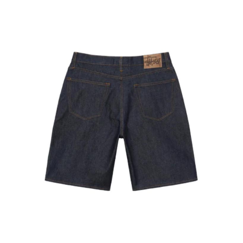Stussy Big Ol’ Short Denim 32 Big Ol' Denim Short in Rinsed Indigo