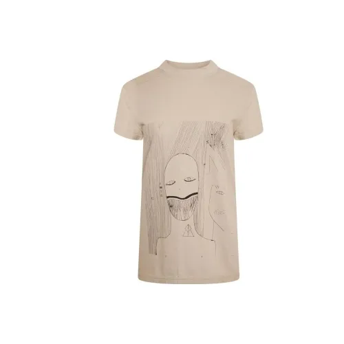 Rick Owens DRKSHDW T-Shirts Women's Apricot