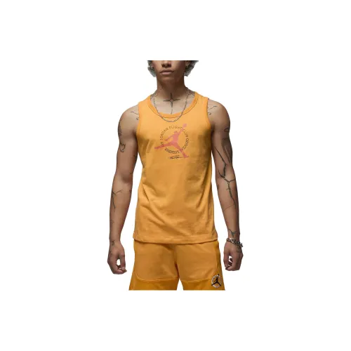 Jordan Flight Tank Tops Men Orange Yellow