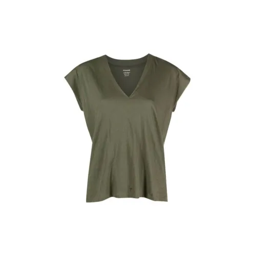 FRAME T-Shirts Women's Green