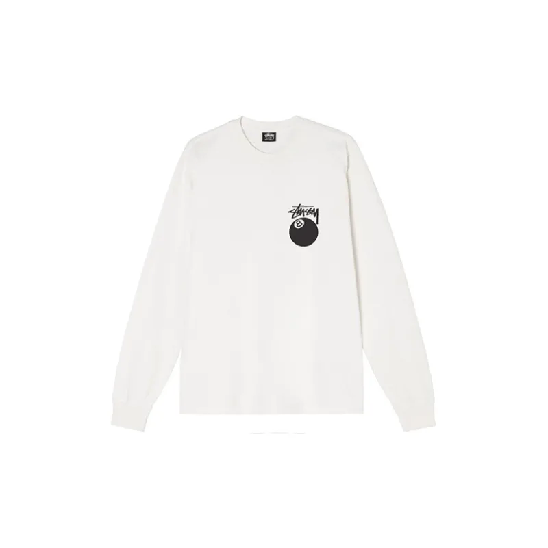 Stussy 8 Ball Pigment Dyed Long Sleeve Tee-3
