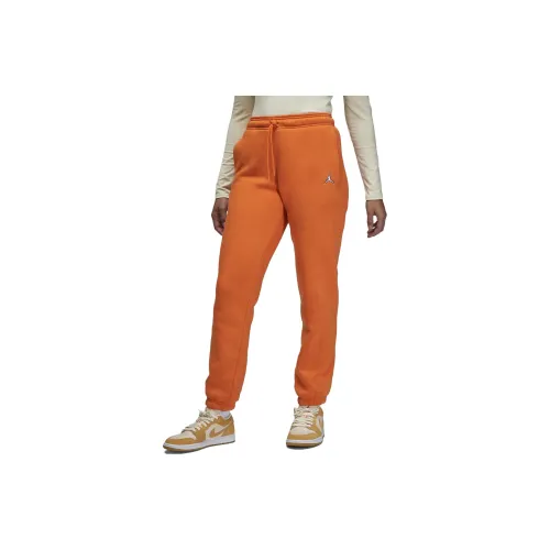 Jordan Knitted Sweatpants Women's Orange