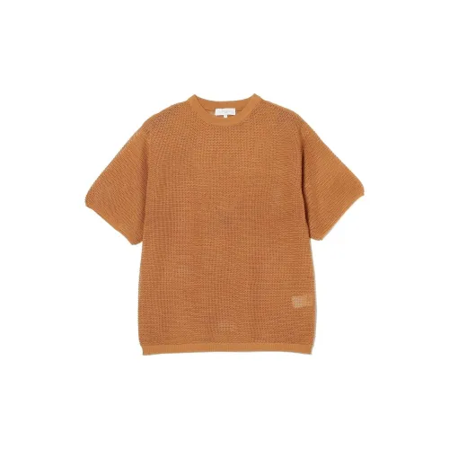 Beams Sweaters Unisex Orange