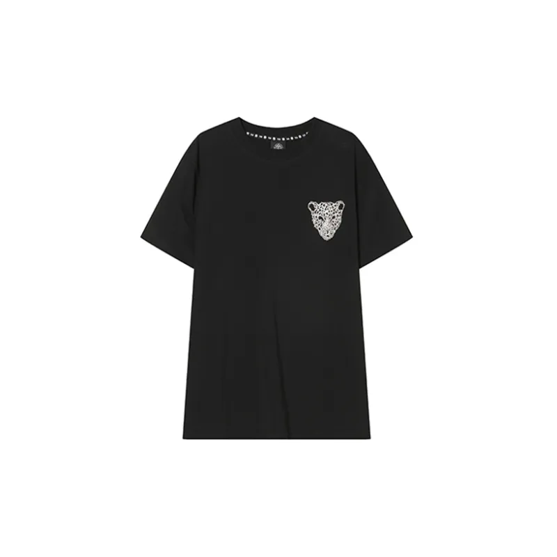TCH T Shirts Unisex Black With Silver Logo-1