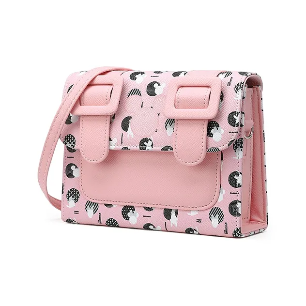 Disney PU Small Square Bag Satchel Bag Crossbody Bag Shoulder Bag Women's Yellow-2