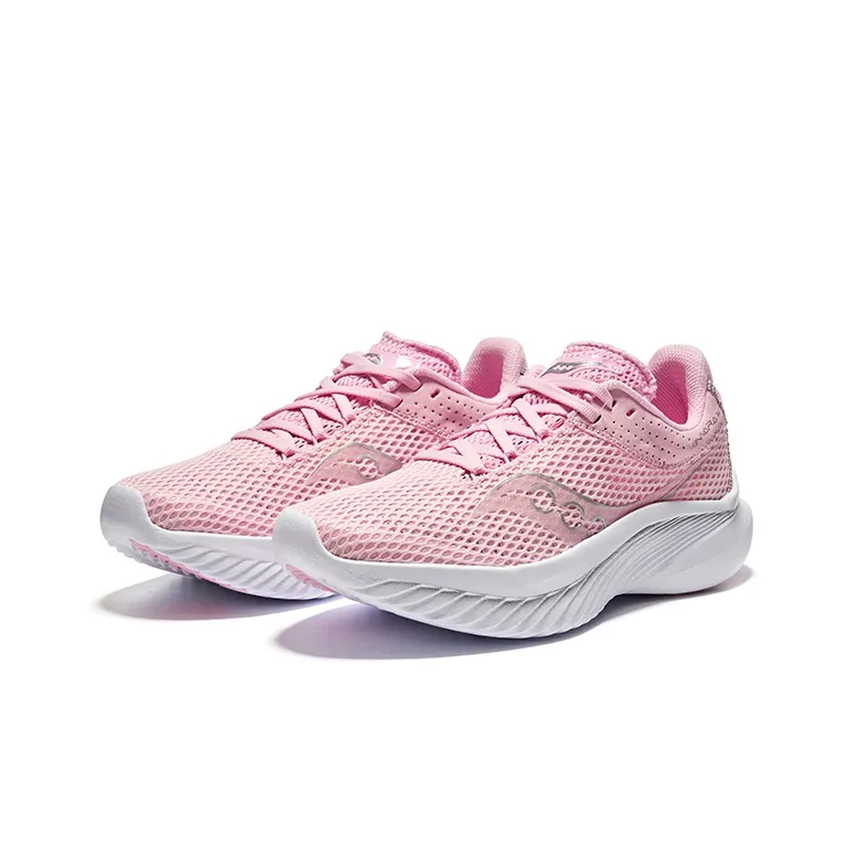 Saucony Cushioning, Breathable, Lightweight Coverage Low Top Training Running Shoes Women's Pink-2