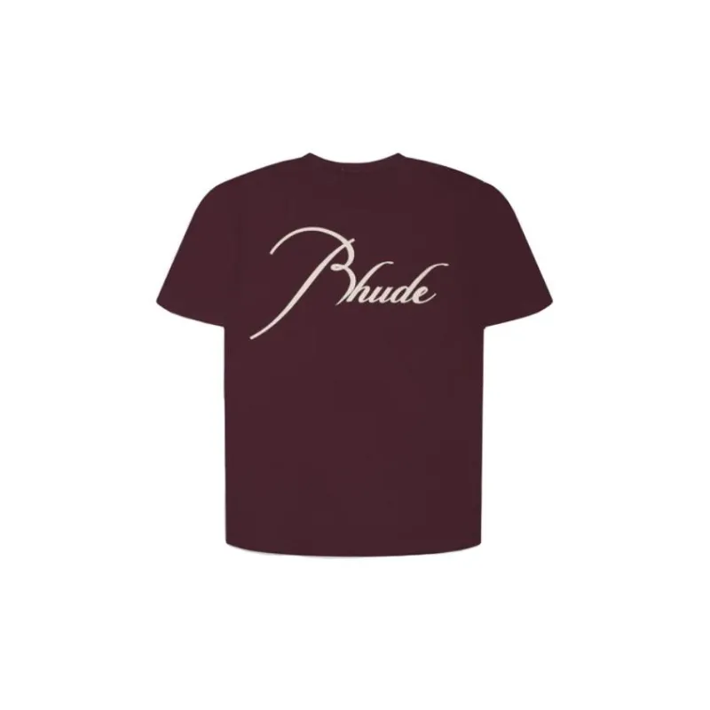 RHUDE T-Shirts Men Dark Shadow Red-1