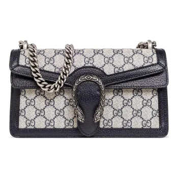 GUCCI Dionysus Canvas With Leather Crossbody Handbag, Shoulder Bag Women's