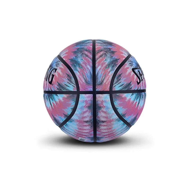 SPALDING Tie dye Series Rubber Basketball Red Size 7 Training Unisex-5