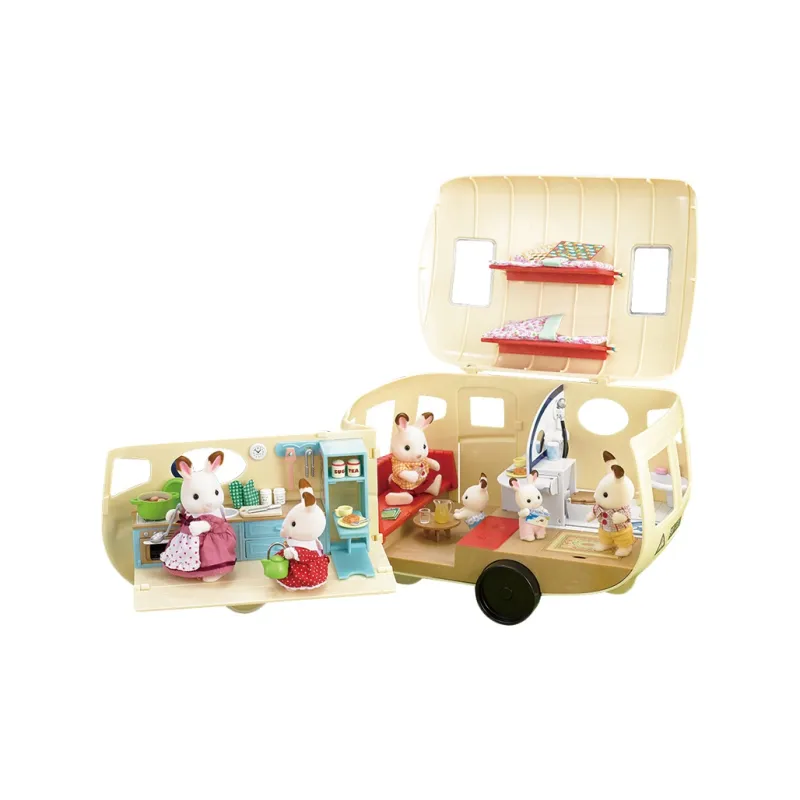 Sylvanian Families Camping Trailer Doll Products-1