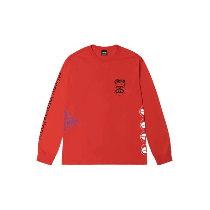 Stussy Test Strike Pigment Dyed Long-Sleeve Tee - POIZON
