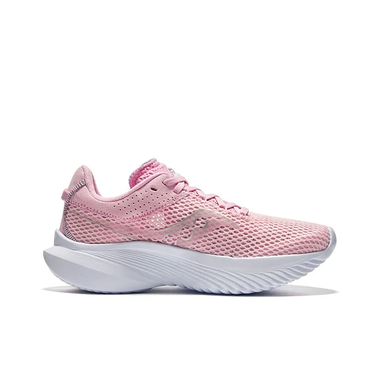 Saucony Cushioning, Breathable, Lightweight Coverage Low Top Training Running Shoes Women's Pink-1